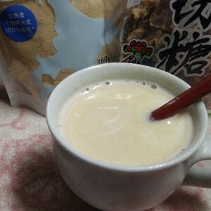 沖縄黒糖のきなこミルク